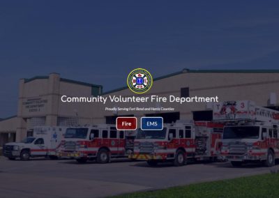 Community Volunteer Fire Department Website Design